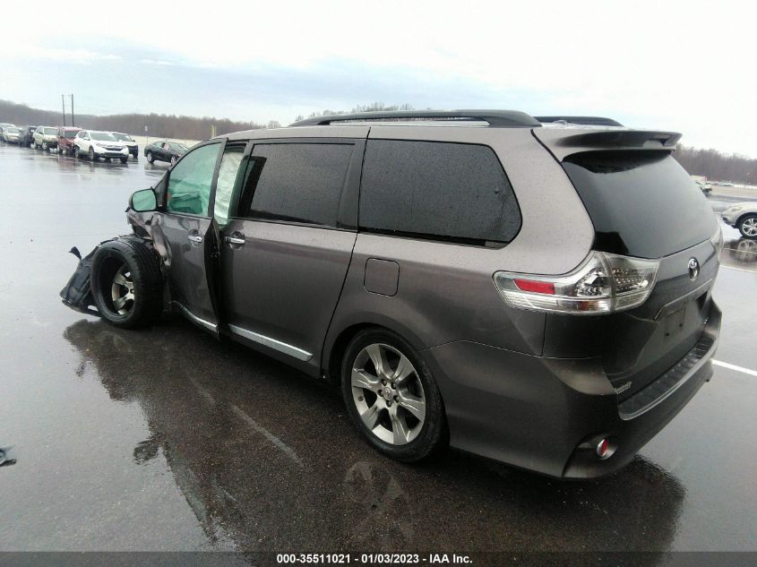 2013 TOYOTA SIENNA SE - 5TDXK3DC7DS295373