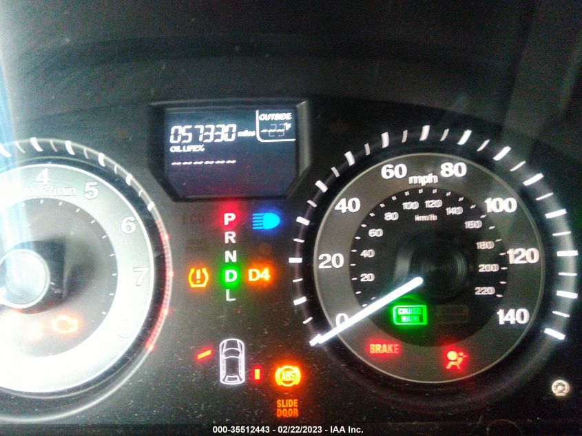 2016 HONDA ODYSSEY EX-L - 5FNRL5H62GB167394