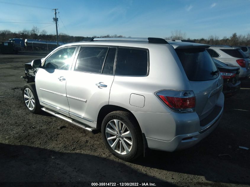 2013 TOYOTA HIGHLANDER HYBRID LIMITED JTEDC3EHXD2011862