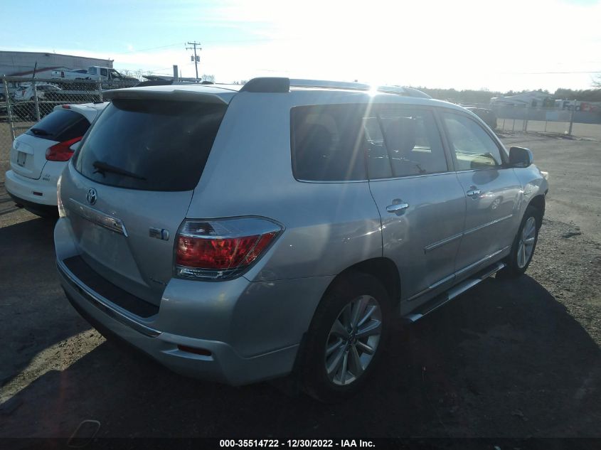 2013 TOYOTA HIGHLANDER HYBRID LIMITED JTEDC3EHXD2011862