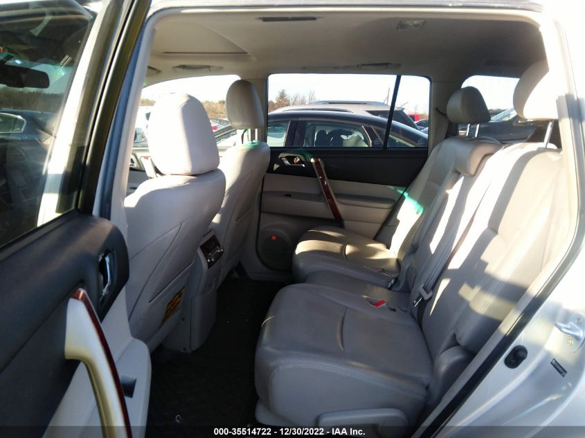 2013 TOYOTA HIGHLANDER HYBRID LIMITED JTEDC3EHXD2011862