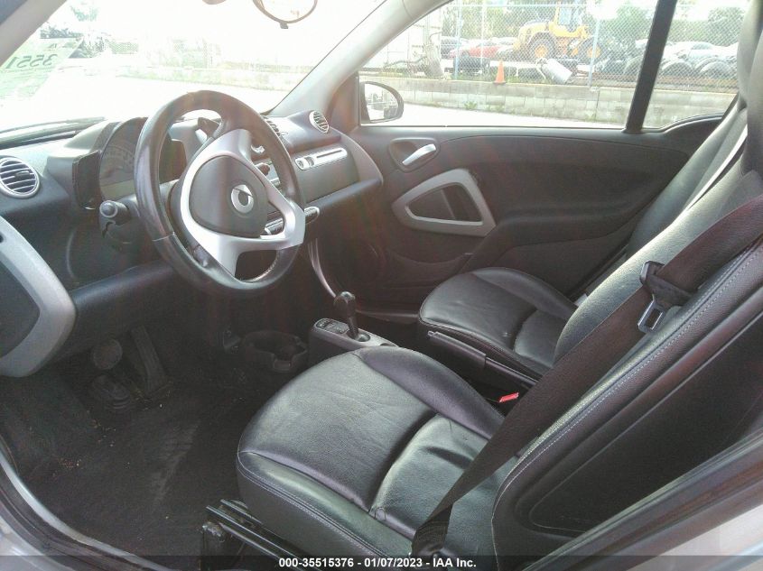 2013 SMART FORTWO PASSION WMEEK3BA8DK584800
