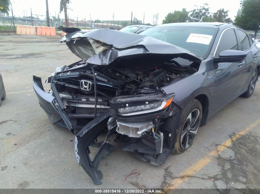 2022 HONDA INSIGHT EX 19XZE4F51NE003717