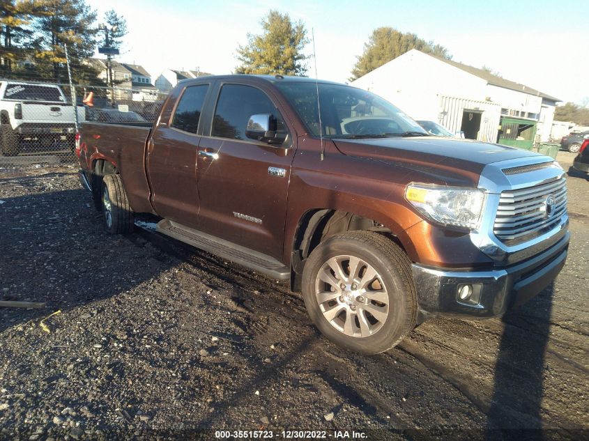 2014 TOYOTA TUNDRA 4WD TRUCK LTD - 5TFBW5F17EX411723