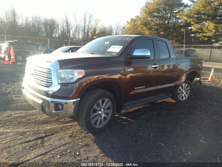2014 TOYOTA TUNDRA 4WD TRUCK LTD - 5TFBW5F17EX411723