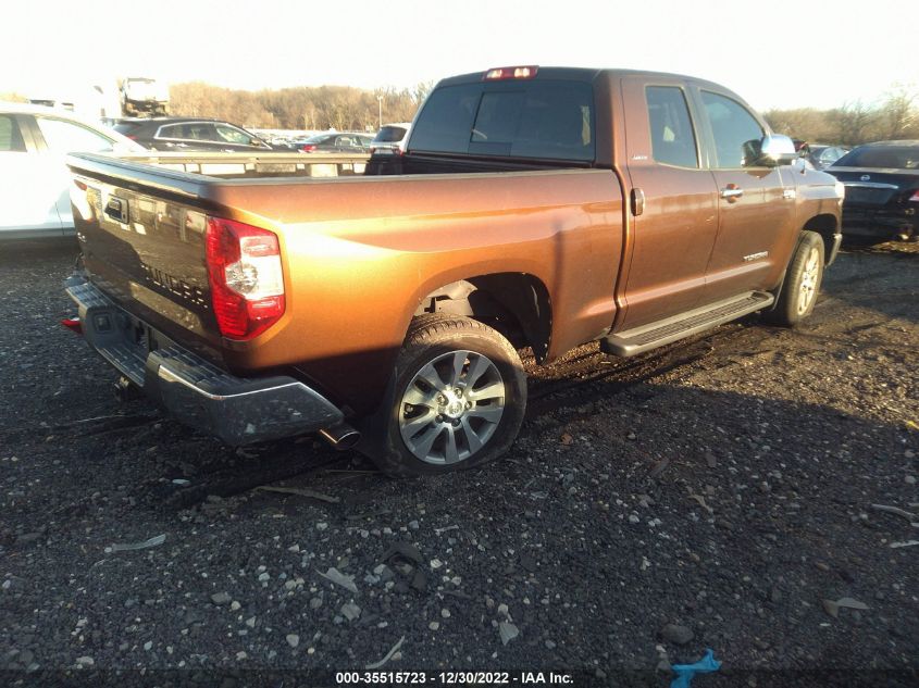2014 TOYOTA TUNDRA 4WD TRUCK LTD - 5TFBW5F17EX411723