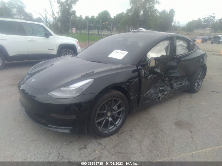 2022 TESLA MODEL 3 LONG RANGE - 5YJ3E1EB5NF316145