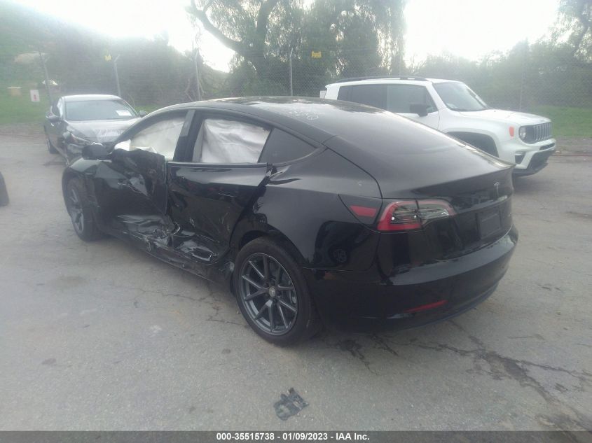2022 TESLA MODEL 3 LONG RANGE - 5YJ3E1EB5NF316145