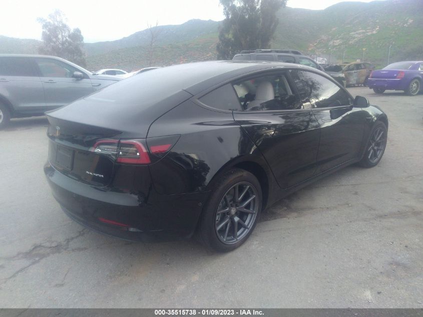2022 TESLA MODEL 3 LONG RANGE - 5YJ3E1EB5NF316145