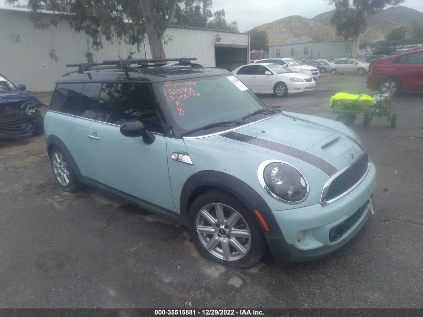 2013 MINI COOPER CLUBMAN S - WMWZG3C58DTY39553