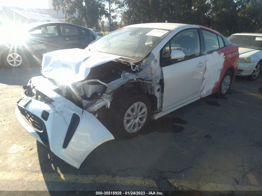VIN JTDKAMFUXN3153238 2022 TOYOTA PRIUS L