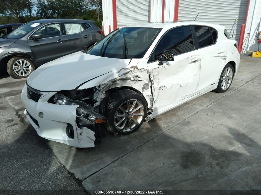2013 LEXUS CT 200H HYBRID JTHKD5BH4D2150036
