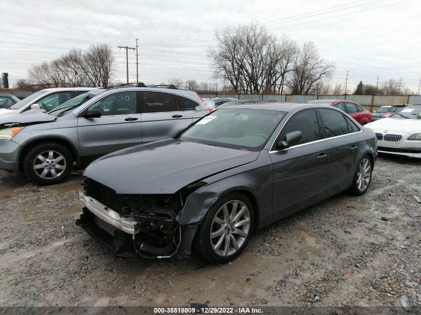 2013 AUDI A4 PREMIUM PLUS WAUFFAFL5DN025501