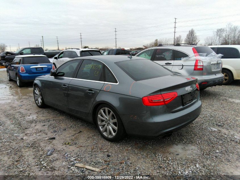 2013 AUDI A4 PREMIUM PLUS WAUFFAFL5DN025501