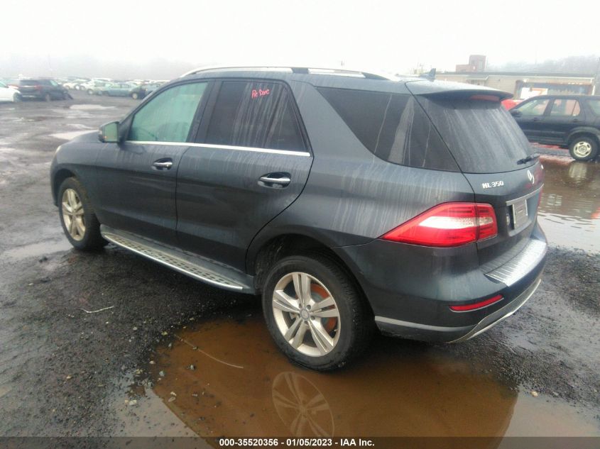 2014 MERCEDES-BENZ M-CLASS ML 350 4JGDA5HB6EA433790