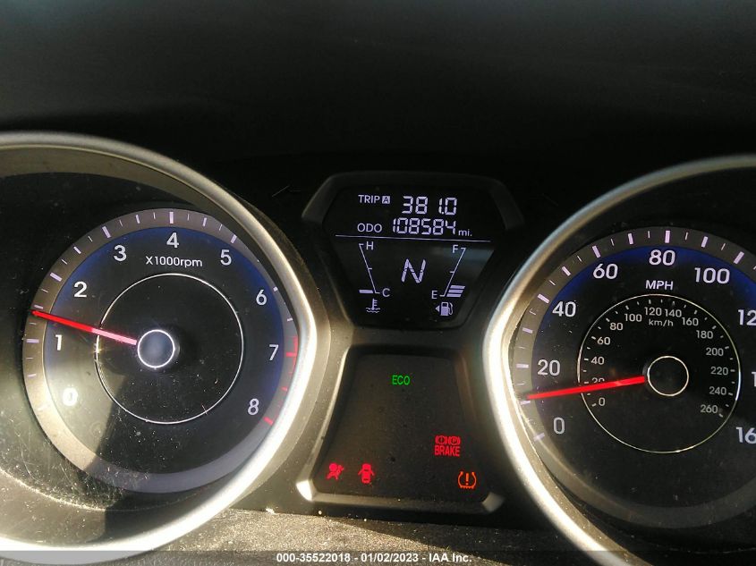 2013 HYUNDAI ELANTRA COUPE SE KMHDH6AEXDU003554