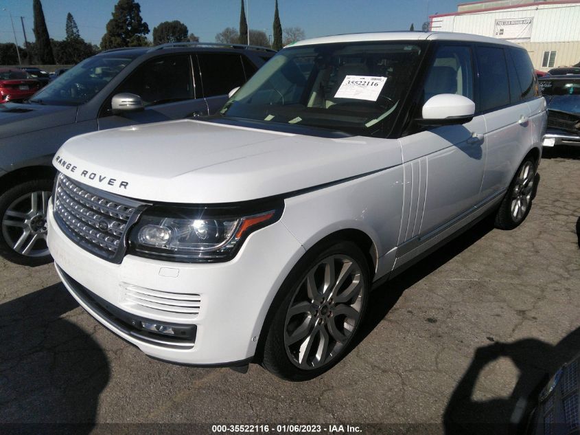 2014 LAND ROVER RANGE ROVER SUPERCHARGED SALGS2EF4EA130763