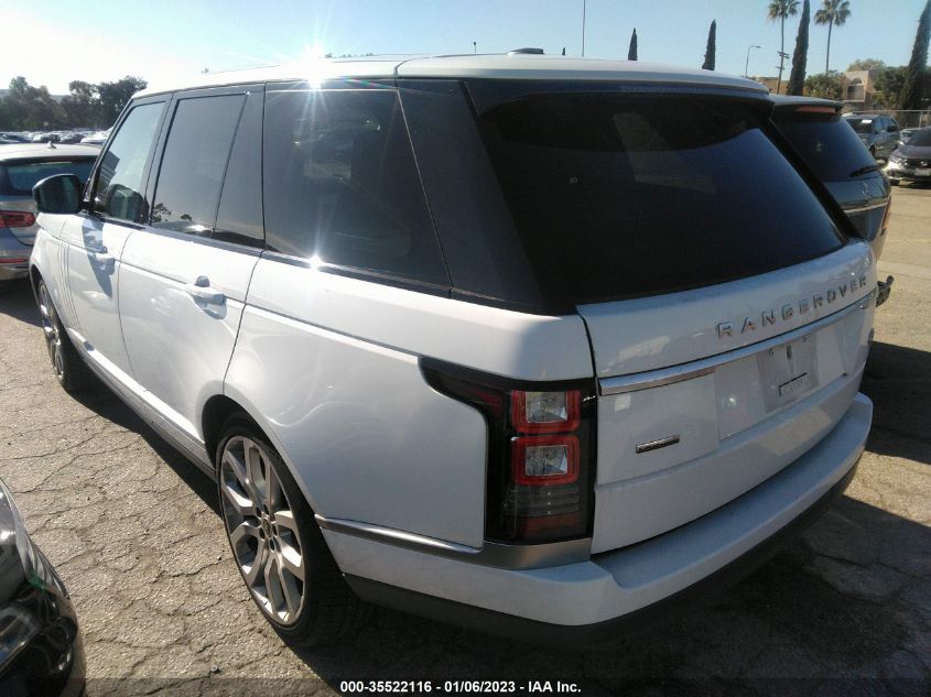 2014 LAND ROVER RANGE ROVER SUPERCHARGED SALGS2EF4EA130763