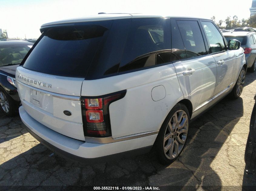 2014 LAND ROVER RANGE ROVER SUPERCHARGED SALGS2EF4EA130763