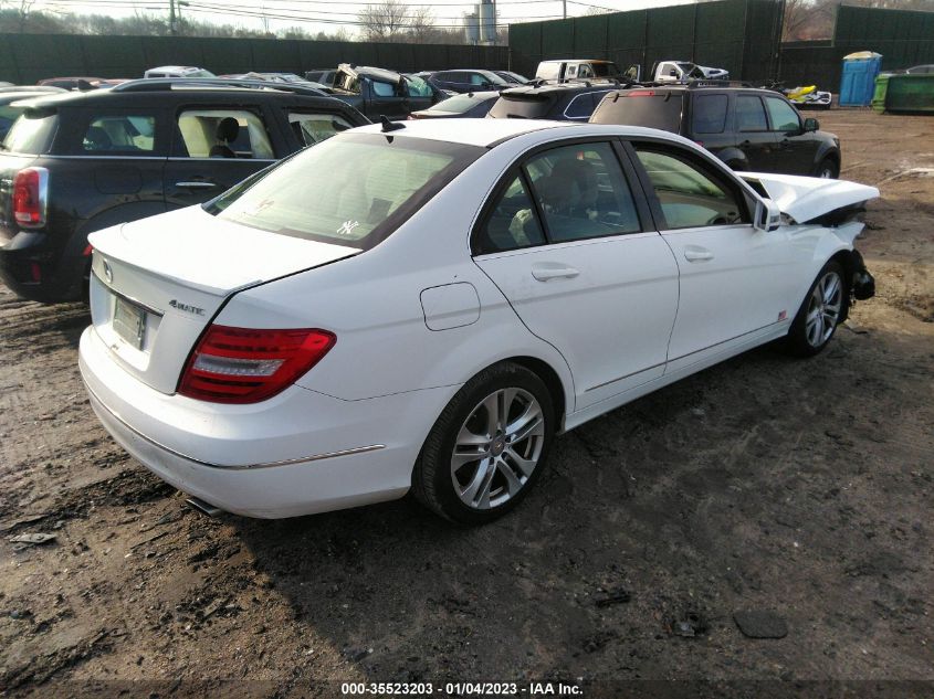 2014 MERCEDES-BENZ C-CLASS C 300 WDDGF8AB4EA922208