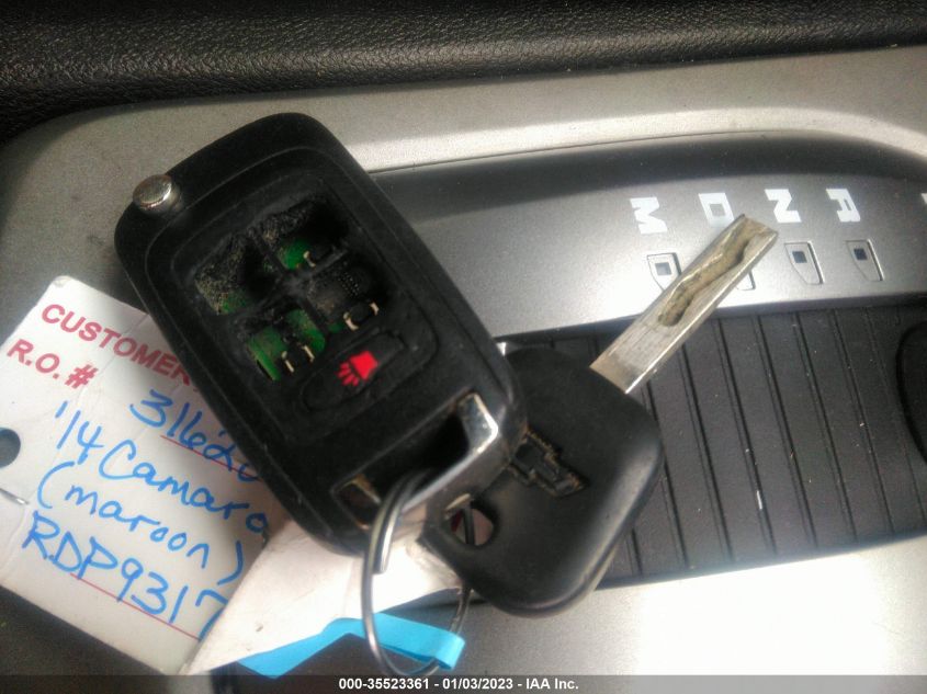 2014 CHEVROLET CAMARO LT - 2G1FB1E38E9316054