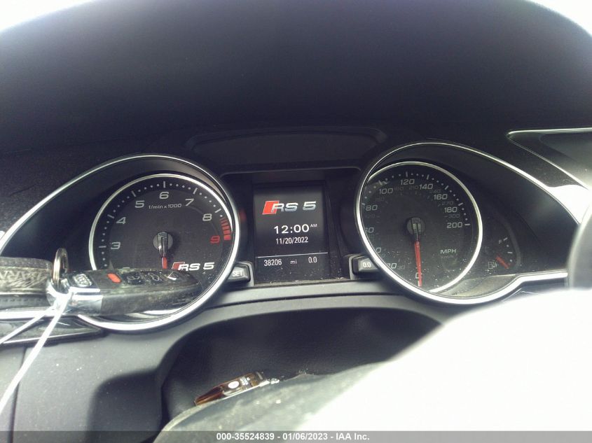2013 AUDI RS 5 WUAC6AFR6DA902405