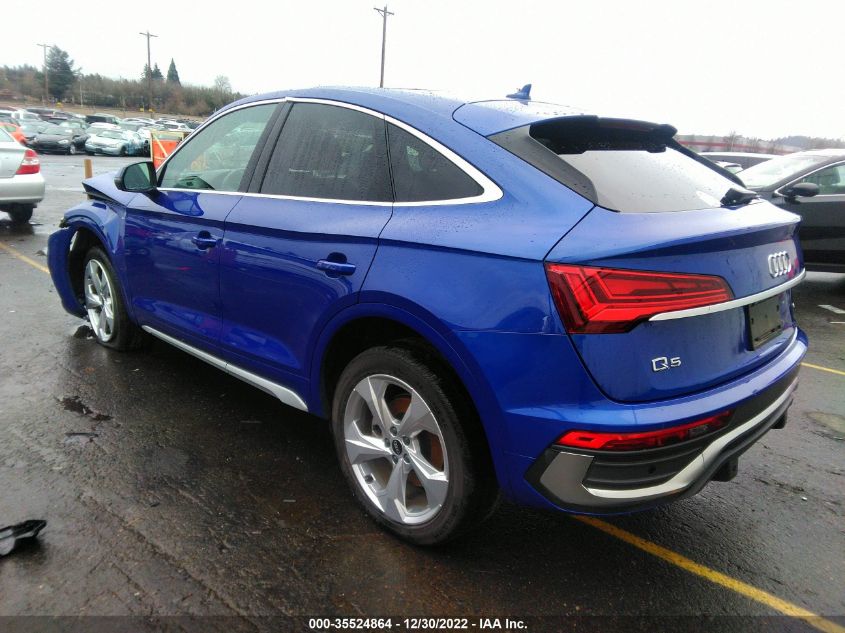 2021 AUDI Q5 SPORTBACK PREMIUM PLUS WA15AAFY4M2092692