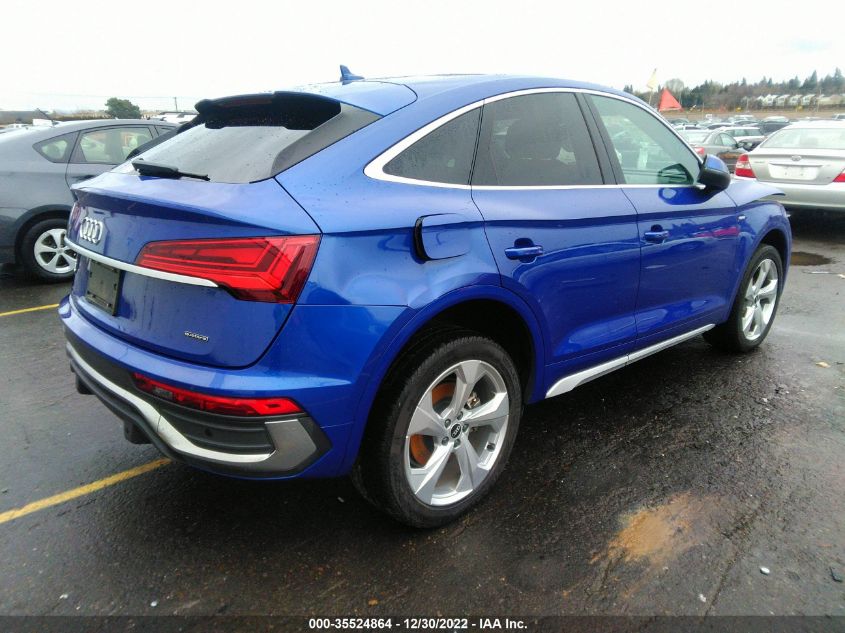 2021 AUDI Q5 SPORTBACK PREMIUM PLUS WA15AAFY4M2092692