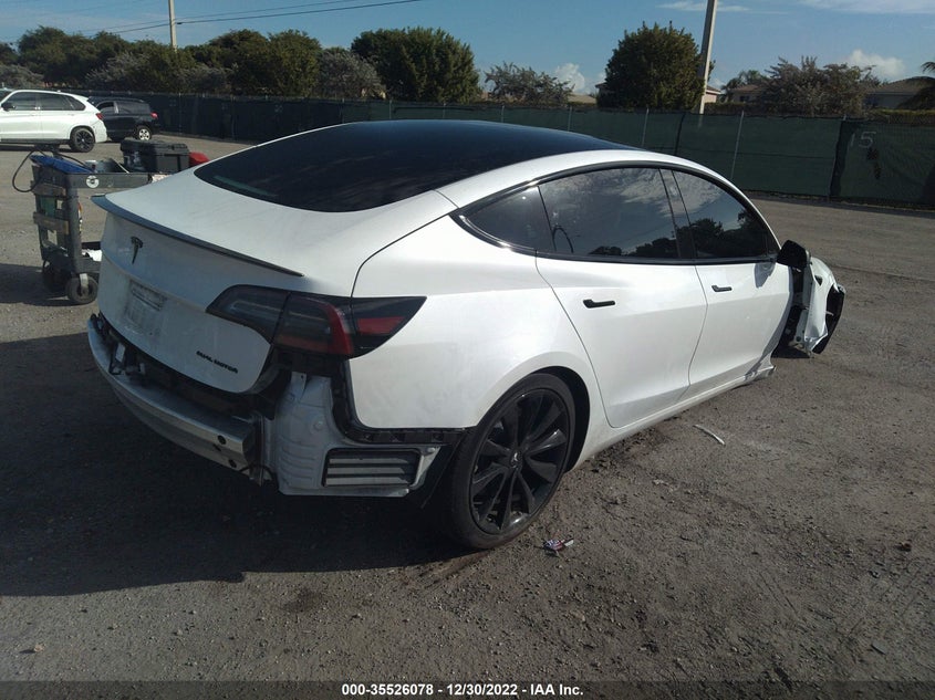 VIN 5YJ3E1EBXLF796065 2020 TESLA MODEL 3 LONG RANGE