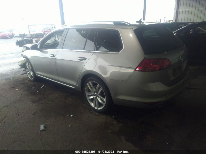 2015 VOLKSWAGEN GOLF SPORTWAGEN TDI SEL 3VWCA7AU5FM503014