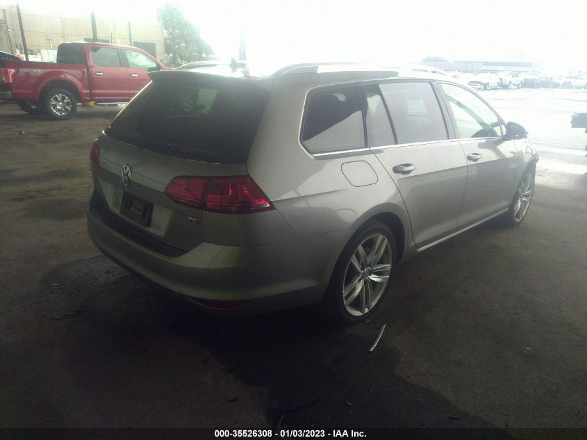 2015 VOLKSWAGEN GOLF SPORTWAGEN TDI SEL 3VWCA7AU5FM503014
