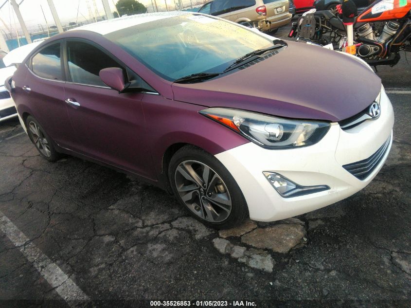 2014 HYUNDAI ELANTRA LIMITED - 5NPDH4AE6EH523786