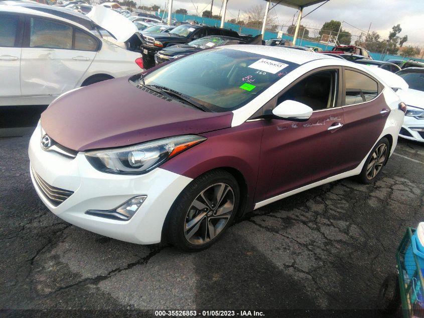 2014 HYUNDAI ELANTRA LIMITED - 5NPDH4AE6EH523786