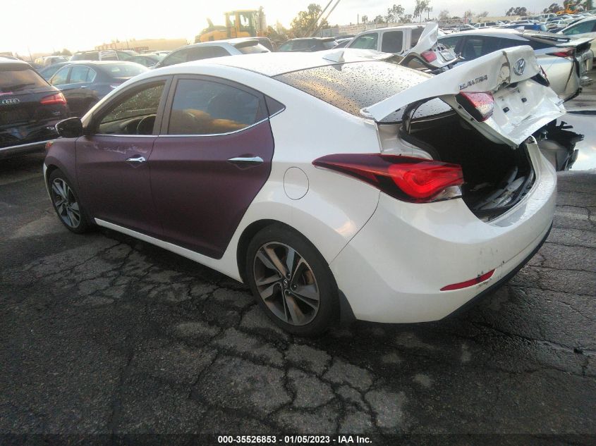 2014 HYUNDAI ELANTRA LIMITED - 5NPDH4AE6EH523786