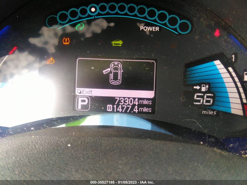 2014 NISSAN LEAF SL 1N4AZ0CP5EC337732