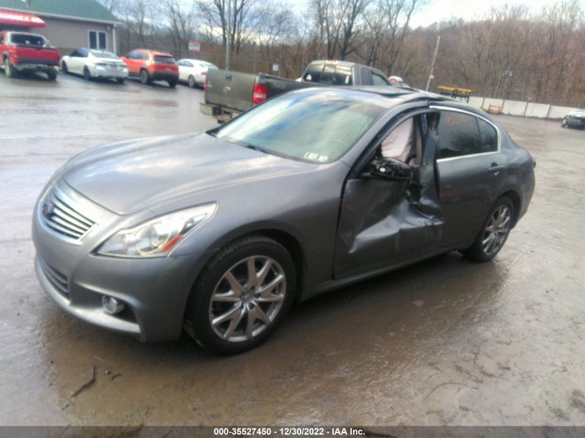 2013 INFINITI G37 SEDAN X JN1CV6AR6DM351995