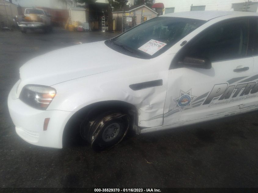 2014 CHEVROLET CAPRICE POLICE PATROL POLICE 6G3NS5U33EL934972