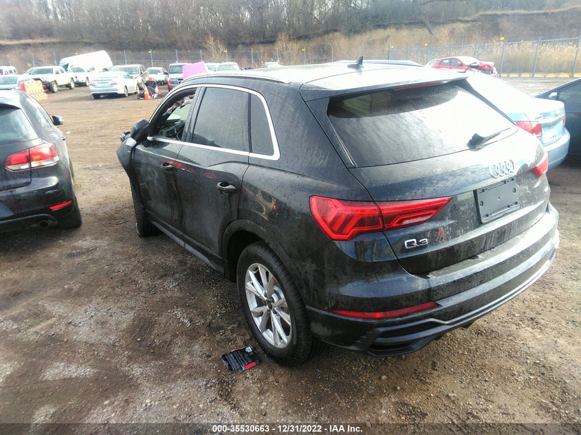 VIN WA1EECF38N1120697 2022 AUDI Q3 S LINE PREMIUM PLUS