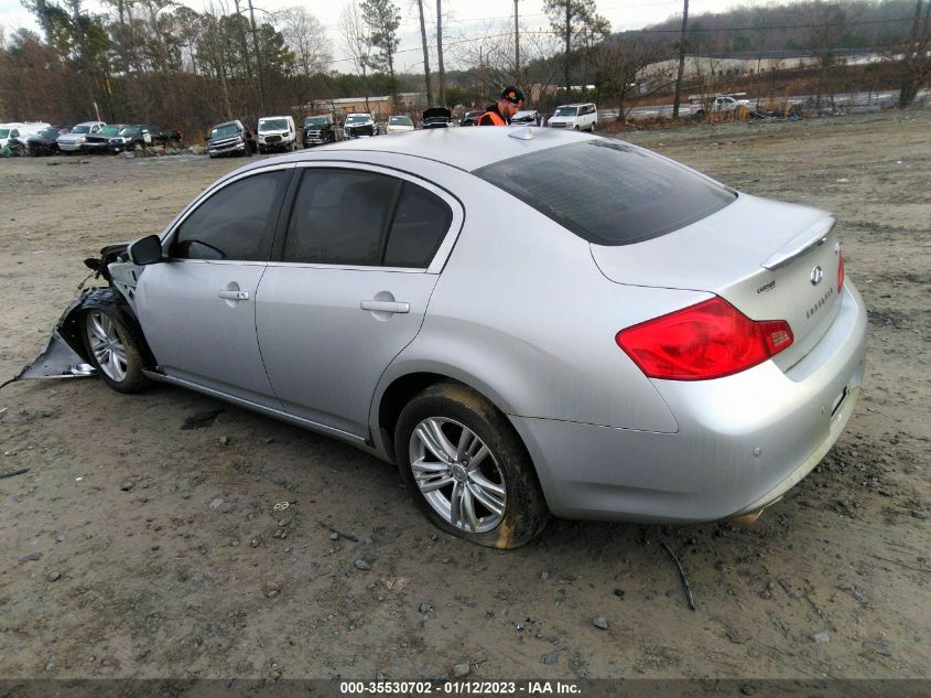 2013 INFINITI G37 SEDAN X JN1CV6AR5DM769898