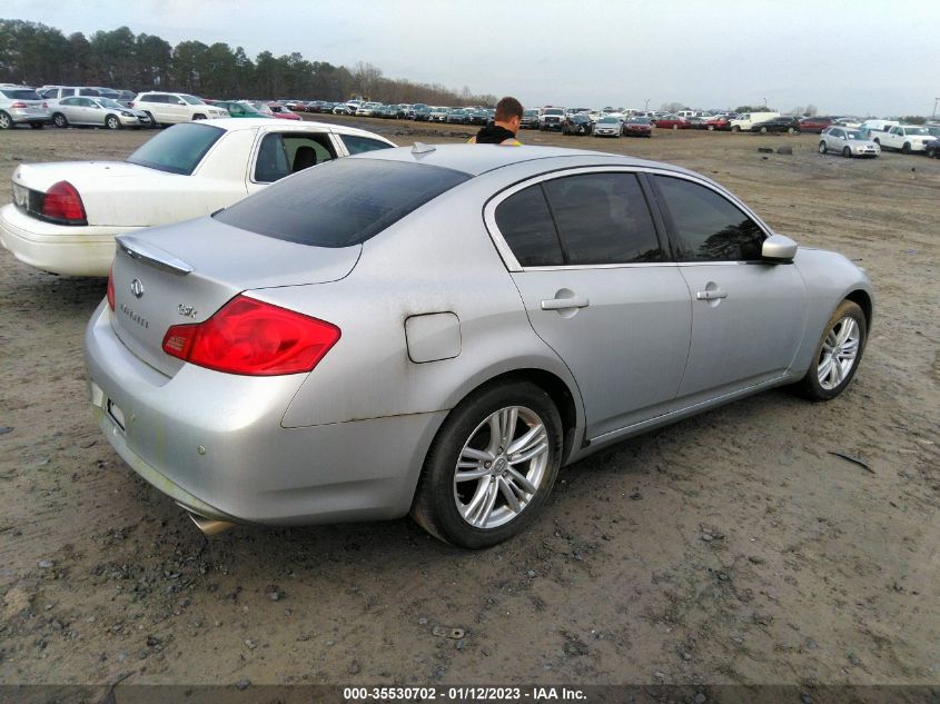 2013 INFINITI G37 SEDAN X JN1CV6AR5DM769898