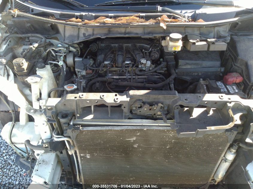 2014 NISSAN QUEST S JN8AE2KP6E9103183