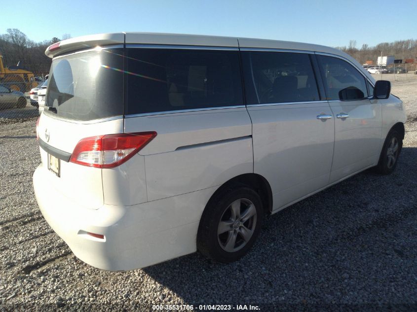 2014 NISSAN QUEST S JN8AE2KP6E9103183