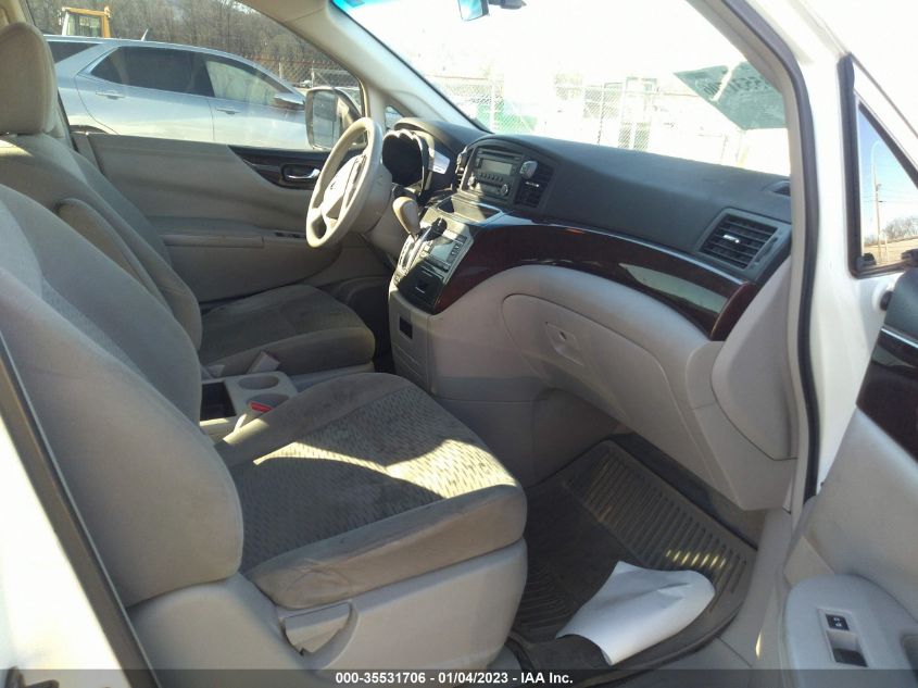 2014 NISSAN QUEST S JN8AE2KP6E9103183