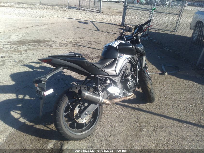 2021 YAMAHA MT-03 MH3RH20Y5MK003926