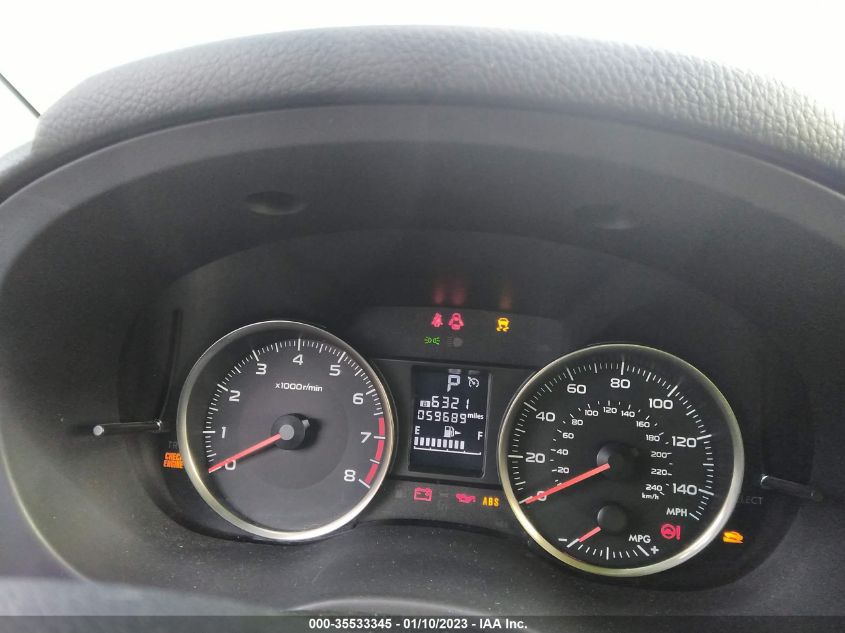 2015 SUBARU IMPREZA WAGON 2.0I PREMIUM JF1GPAC66FH319807