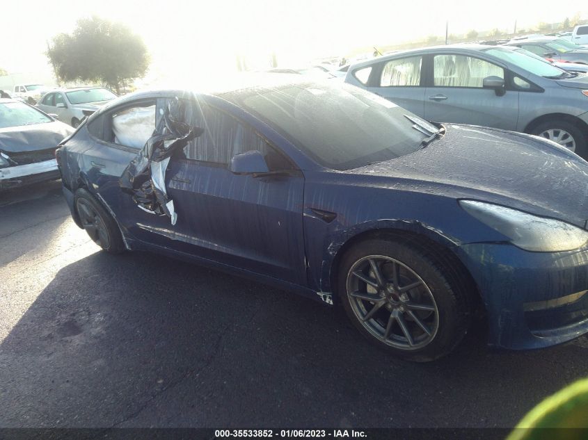 2022 TESLA MODEL 3 - 5YJ3E1EA8NF147701