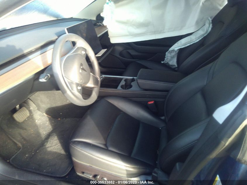 2022 TESLA MODEL 3 - 5YJ3E1EA8NF147701