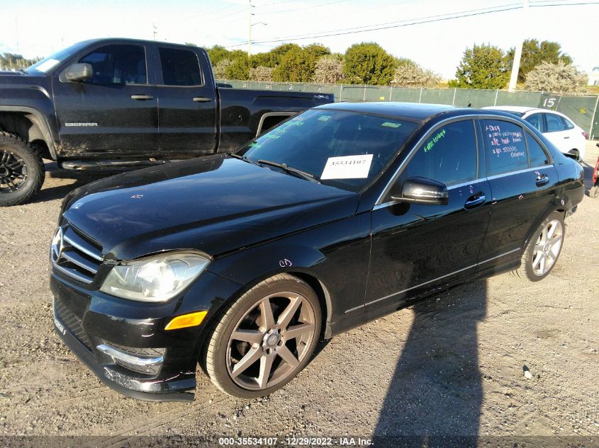 2014 MERCEDES-BENZ C-CLASS C 250 WDDGF4HB9EA953100