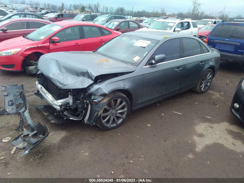 2013 AUDI A4 PREMIUM PLUS WAUEFAFL1DN009405