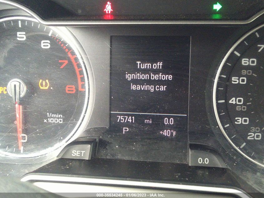 2013 AUDI A4 PREMIUM PLUS WAUEFAFL1DN009405